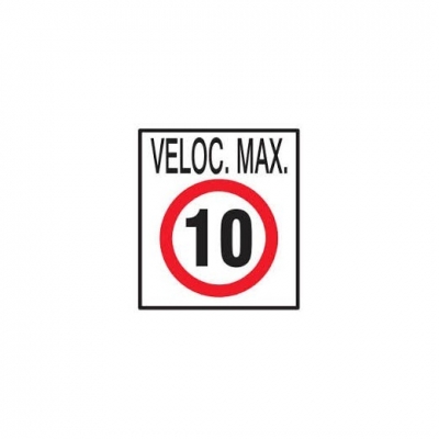 Cartel 56 400 X 450  Velocidad Maxima 10