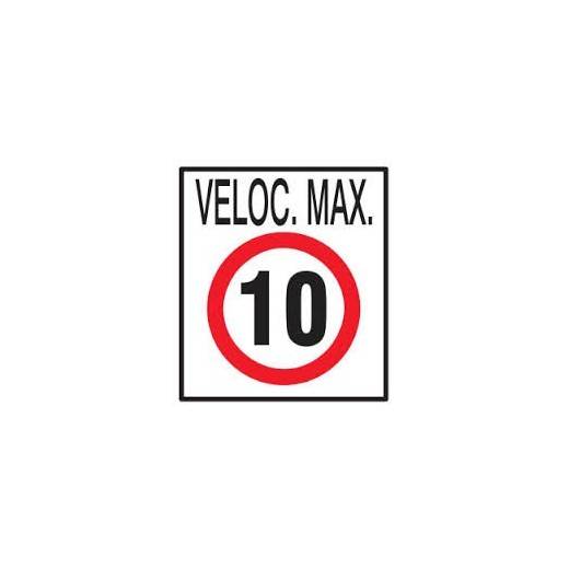 Cartel 56 400 X 450  Velocidad Maxima 10