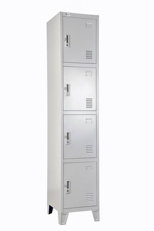 Armario Lockers Tipo Bolsero P/Casco Puertas Ampliadas Linea Jf - C/ Doble Ojal