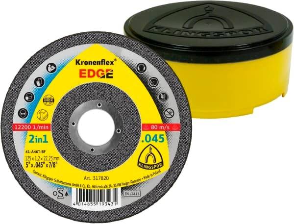 Disco De Corte Klingspor Edge Special 115 X 1,2Mm (4 1/2) Cd.:317818
