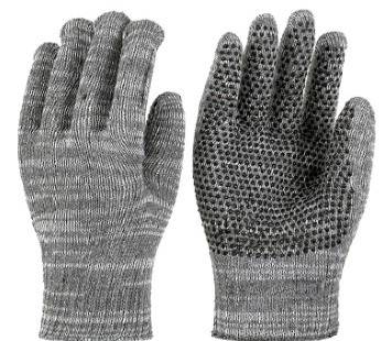 Guante Moteado En Pvc Negro Prentex Softwork G8 T.8