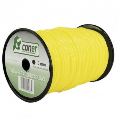 Tanza Rendonda P/ Bordeadora 3Mm Rollo De 1Kg. (120 Mts)