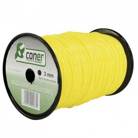 Tanza Rendonda P/ Bordeadora 3Mm Rollo De 1Kg. (120 Mts)