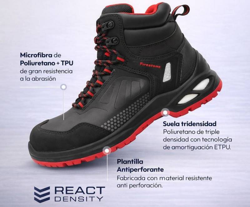 Botin Firestone W40+ C/P Composite Negro