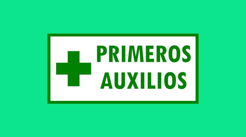 Cartel 208 210 X 410  Primeros Auxilios