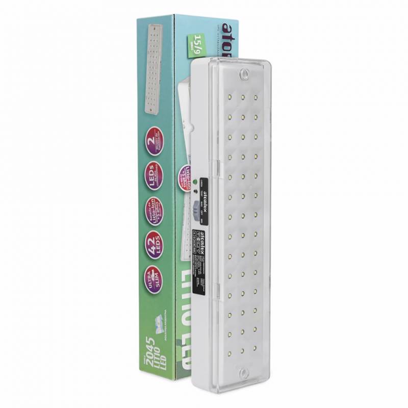 Luminaria Atomlux Litio Led 15/9 Hs Mod.2045 Litio Slim (42 Leds)