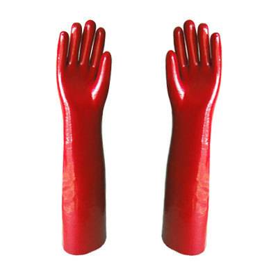 Guante Pvc Rojo 60 Cm Gp116
