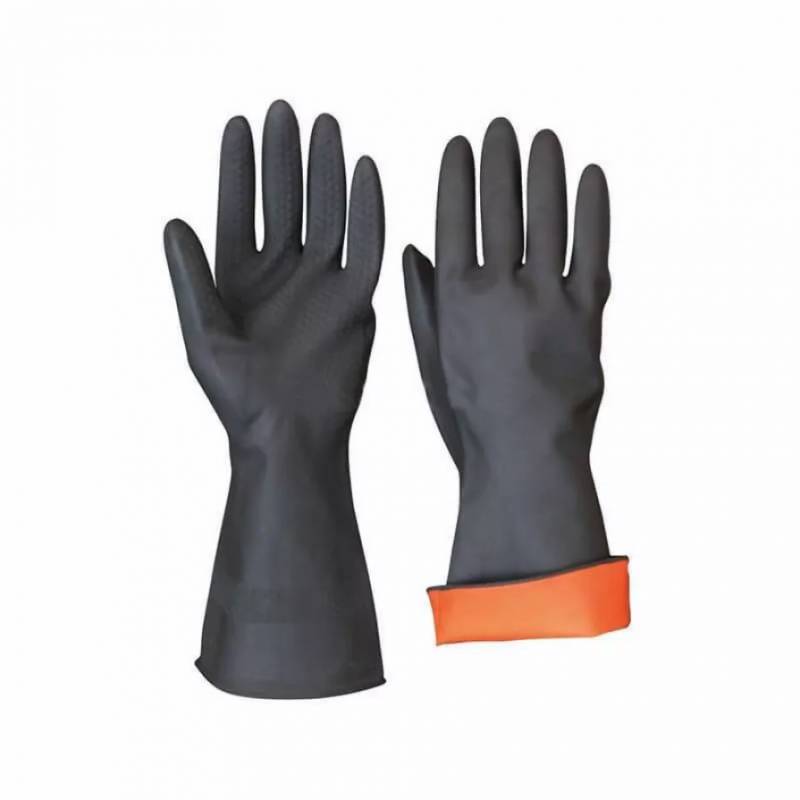 Guante Latex Negro Uso Industrial T.10 (32 Cm) 60Gr.