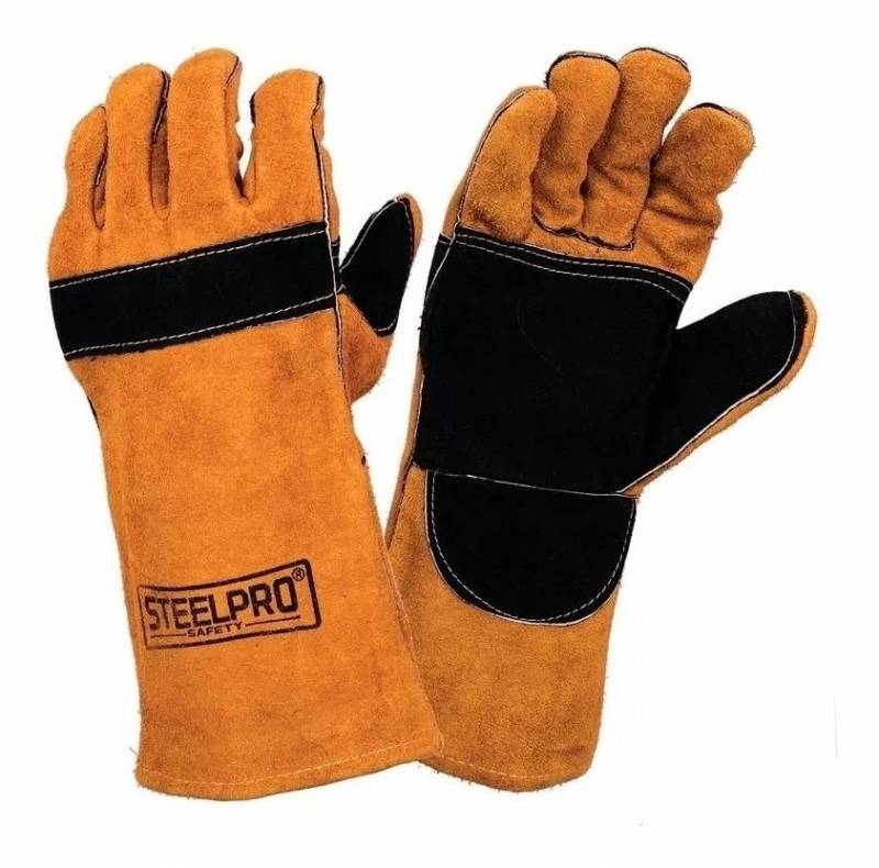 Guante Descarne Soldador C/Hilo De Kevlar Steelpro 100045145