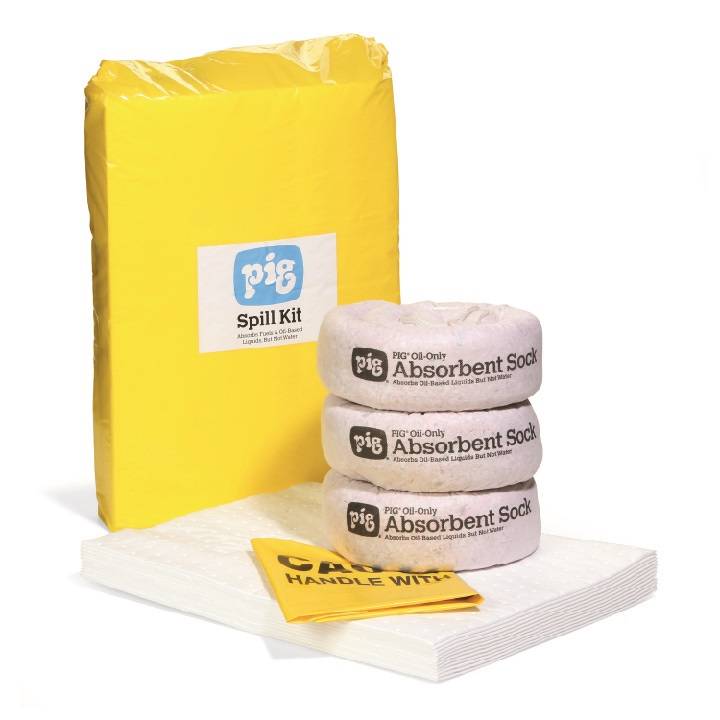 Kit De Contingencia P/Derrame Kit 442 P/22,7 Lts (3 Cord. Abs. + 12 Paños Abs.)