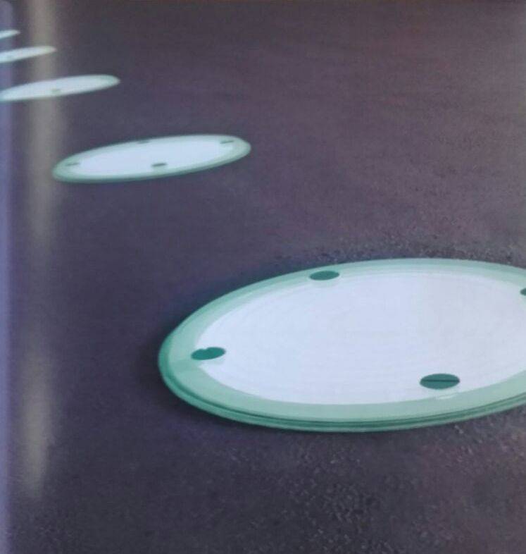 Tacha Plana Fosforescente Tpg-120