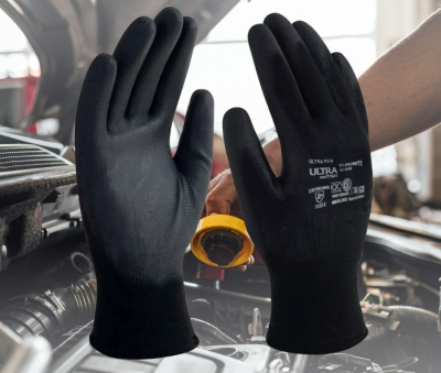 Guante Tactil Pu-N Negro Ultra
