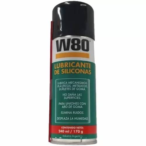 Lubricante De Silicona W80 240Ml