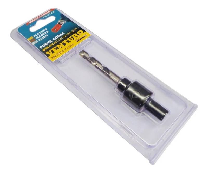 Porta Copa 3/8 Triplex Venturo Hexagonal + Punta Guia Cd.:gtr-Pc-C
