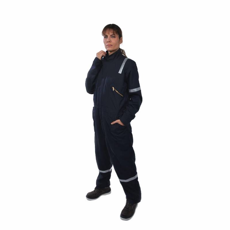 Mameluco Ignifugo Nomex 4,5 Oz Azul C/Ref. Xl