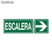 Cartel 89 140 X 410 Escalera Flecha Derecha