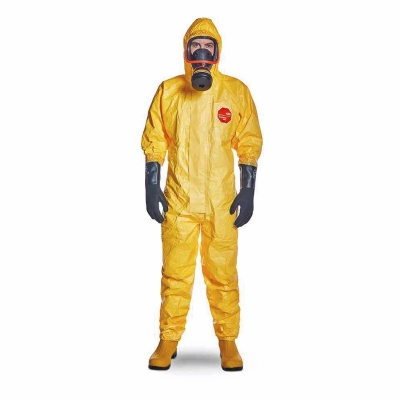 Traje Tychem 2000C P/Liquidos Peligrosos Amarillo (2Xl)