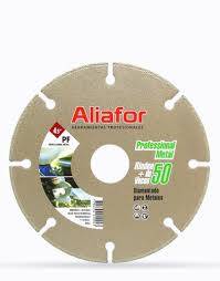 Disco De Corte Diam. Aliafor (7) Pf 1,6Mm   P/ Metales  Cd.:bs-7