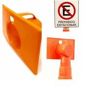 Porta Cartel Para Cono Por-Car