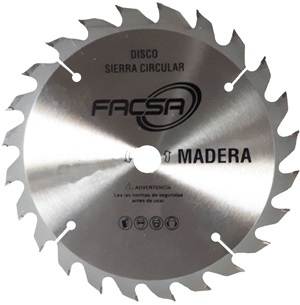 Disco Sierra Circular P/ Madera Facsa 7 1/4