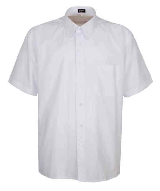 Camisa Oxford Hombre Blanca M/C