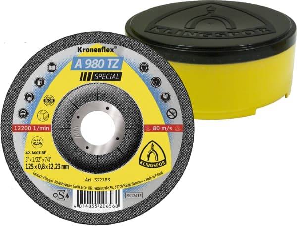 Disco De Corte Klingspor A 980 Tz 115 X 0,8Mm (4 1/2) Cd.:322182