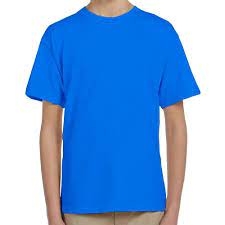 Remera Algodon Azul Francia
