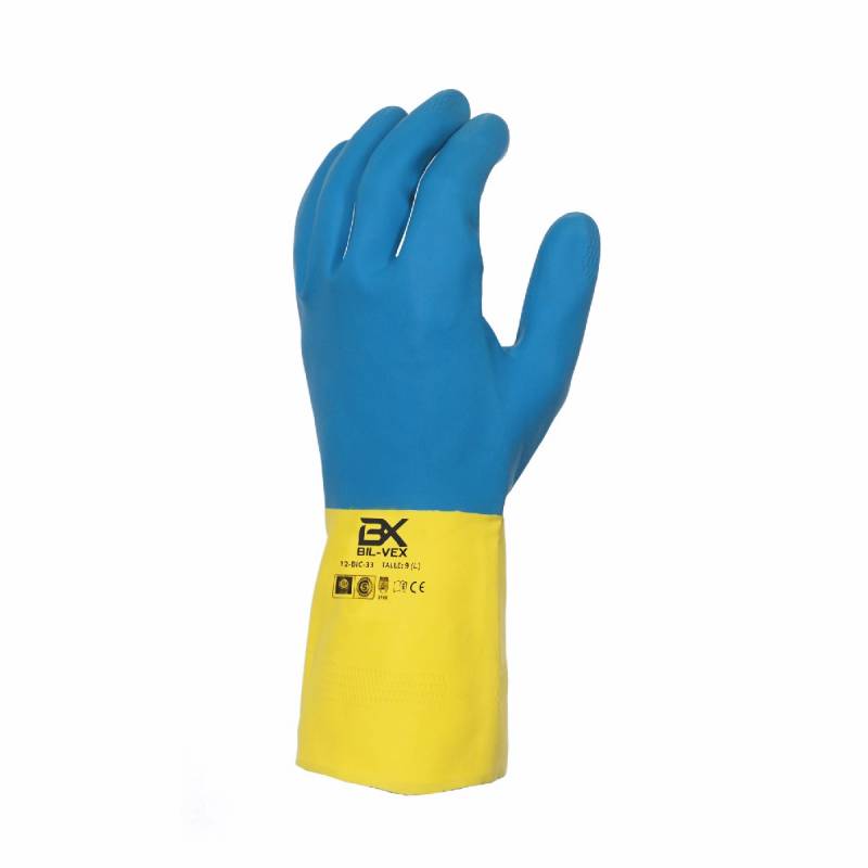 Guante Bil-Vex Latex Neoprene Bicolor T/10