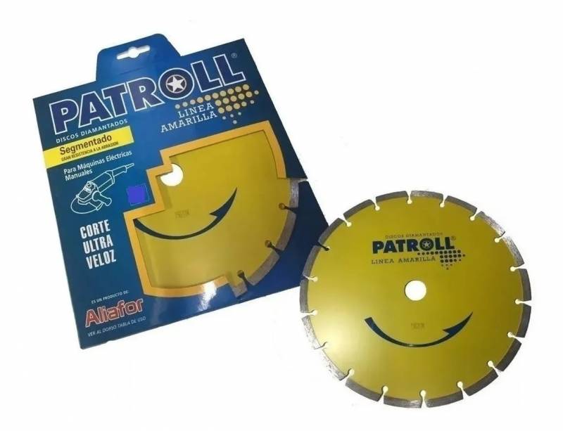 Disco De Corte Diam. Patroll (7) Segmentado Cd.:pys-7 Linea Amarilla