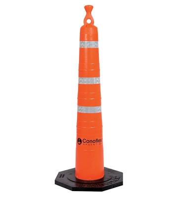 Cono 120 Cm Goma  C/Ref Y Base 6,5 Kg Mod 2300/2R Vencedor