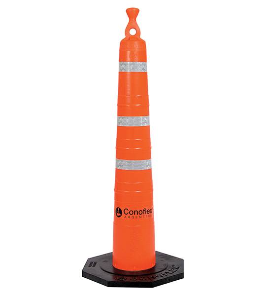 Cono 120 Cm Goma  C/Ref Y Base 6,5 Kg Mod 2300/2R Vencedor