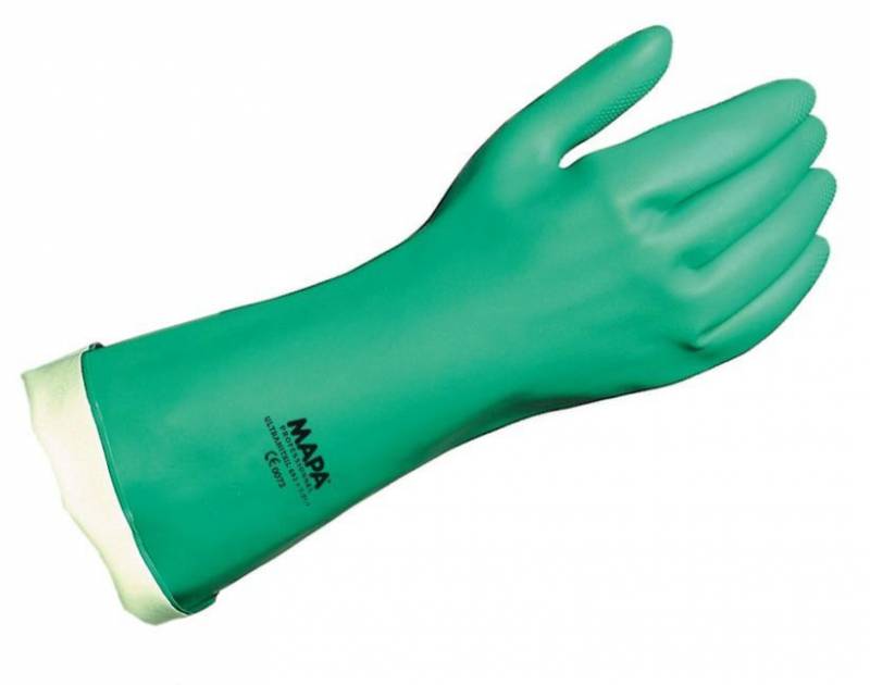 Guante Nitrilo Verde Mapa 40Cm 493