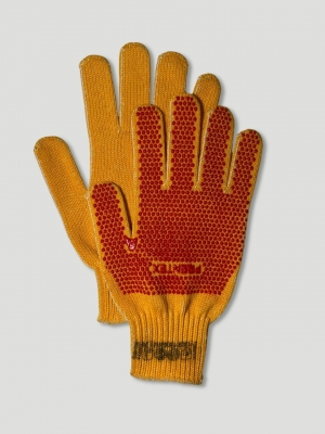 Guante Moteado Oro Prentex T.8