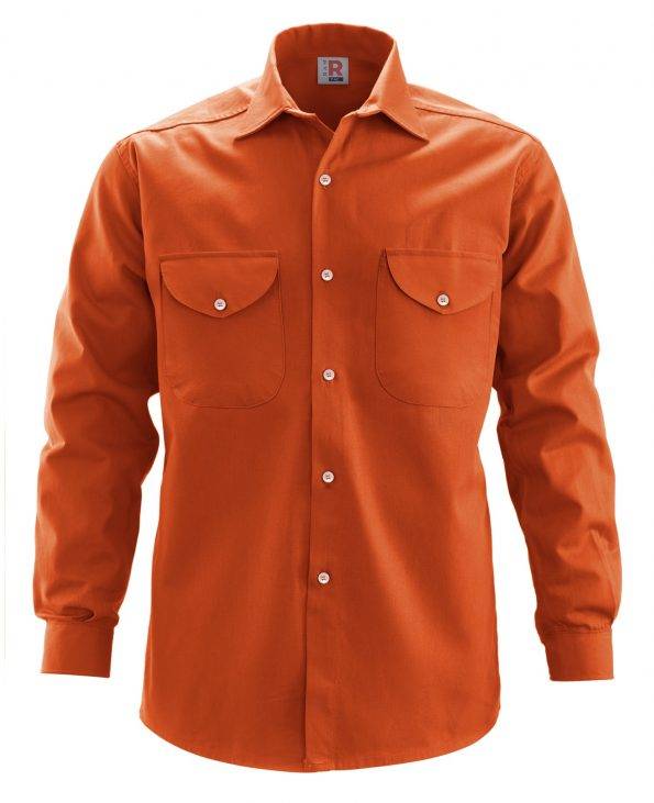 Camisa De Trabajo Naranja
