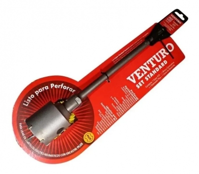 Copa En Set Venturo Copa Ø50Mm + Broca Centradora + Exten. Sds Plus 320Mm Cd.:s-S50-M22