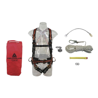 Kit Salvacaidas Vertical Soga 14Mm 20 Metros Kvs20 C/Salvacaidas