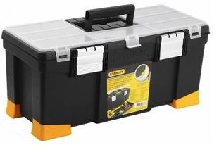 Caja De Herramientas Plastica Stanley Cierre Por 2 Ganchos Metalico Ref. 22 - 22-080