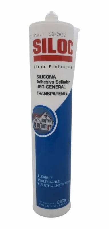 Sellador Silicona Sp Siloc Transparente X 280Gr