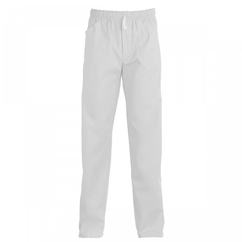 Pantalon Nautico Cintura Elast.blanco T.l Ipa0005L