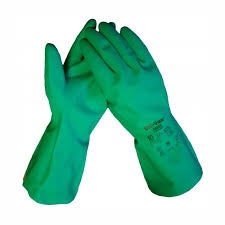 Guante Nitrilo Verde Ansell Solvex T/10