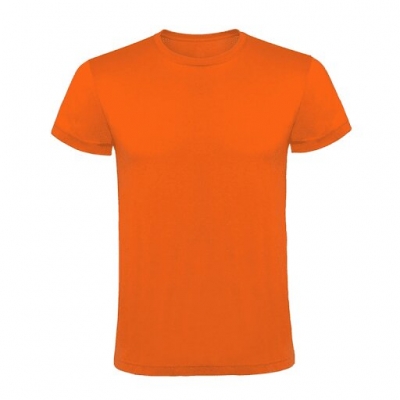 Remera Algodon Naranja