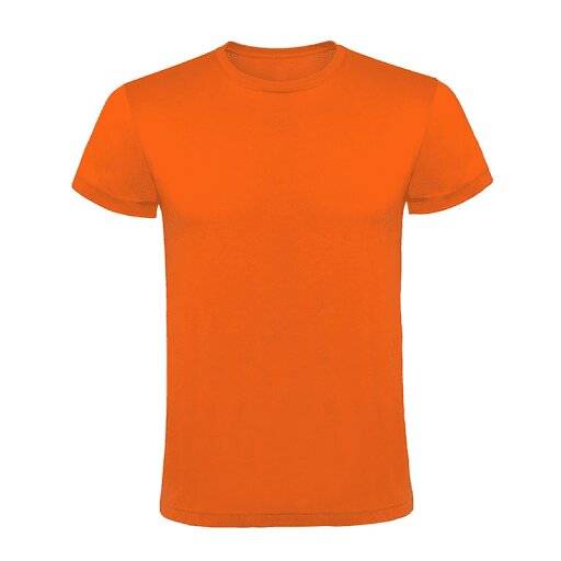 Remera Algodon Naranja