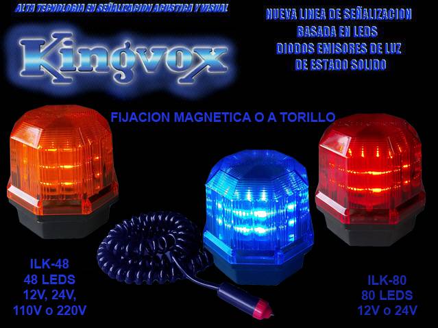 Faro Omnidirec. Led Ilk 48M 12V C/Base Magn.