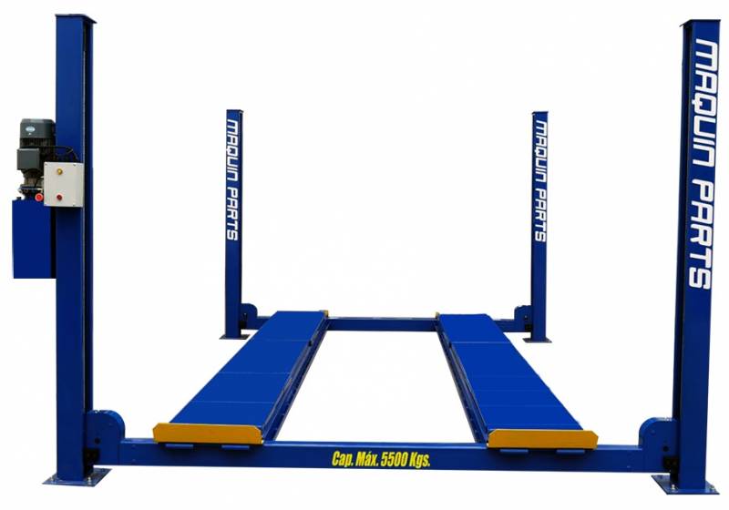 Elevador De 4 Columnas 5,5Tn