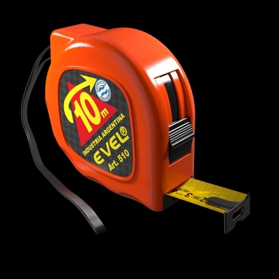 Cinta Metrica 10 Mts Evel Fleje 25Mm Cd.510