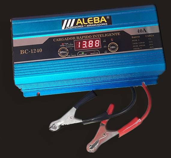 Cargador Electrico Aleba 40 Amp (12V) Digital Cd.:bc-1240