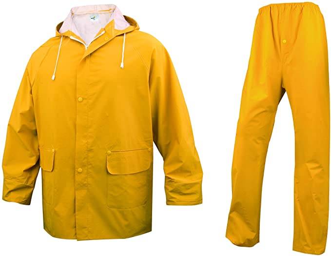 Traje Pvc Lluvia Amarillo