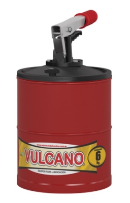 Grasera De 6 Kg. Vulcano C/ Prensa Grasa Gp165
