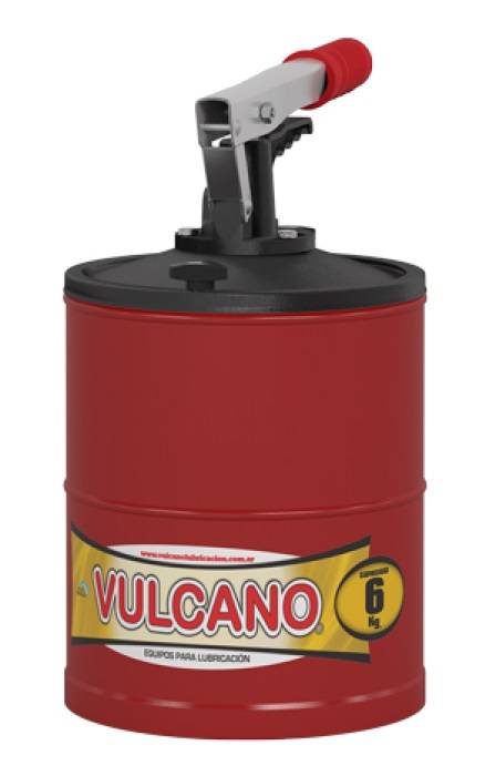 Grasera De 6 Kg. Vulcano C/ Prensa Grasa Gp165