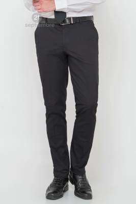 Pantalon Oficinista Corte Chino Hombre Negro